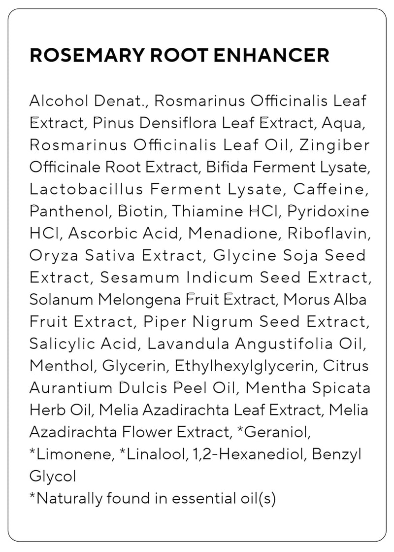 AROMATICA Root Enhancer Rosemary water spray for hair growth – Korean Hair Care Oil for Scalp Detox – Flaky & Itchy & Dry Scalp Treatment – Free from Sulfate, Silicone, and Paraben (3.38oz) Infinity Warehouse