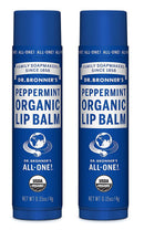 Dr. Bronner's Organic Lip Balm - Peppermint - 0.15 oz - 2 pk Dr. Bronner's