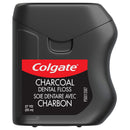Colgate Charcoal Waxed Dental Floss, Non-Toxic and Non-Teflon, Mint - 2 Pack Colgate