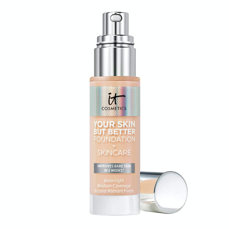 IT Cosmetics Your Skin But Better Foundation + Skincare, Fair Neutral 11 - Hydrating Coverage - Minimizes Pores & Imperfections, Natural Radiant Finish - With Hyaluronic Acid - 1.0 fl oz It Cosmetics Store