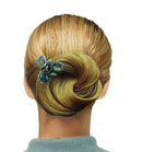 Bella Set of 2 Metal Jaw Clips Claw Clips Hair Styling Tool U86420-1521-2BlkOffWht Bella