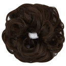 OMGREAT 2PCS Thick Updo Messy Hair Buns Curly Wavy Ponytail Extensions Hairpieces juva bun Hair Scrunchies for Women Girls Color Medium Brown OMGREAT