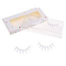 Kare & Kind White False Eyelashes - Lightweight and Natural Looking Fake Extensions - Ideal for Cosplays, Masquerades, Costume Parties, Photoshoots - Easy to Apply -2 Pairs Kare & Kind