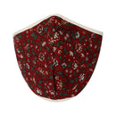 WITHMOONS Cotton Face Bandana Summer Thin Light Double Layers DN1018 (Red) WITHMOONS