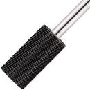PANA Professional 3/32" Shank Size - Flat Top Large Barrel Silver Carbide Bit - Nail Drill Bit for Dremel Machine (Silver, Gold, DLC Black) (Extra Fine, DLC Black) PANA