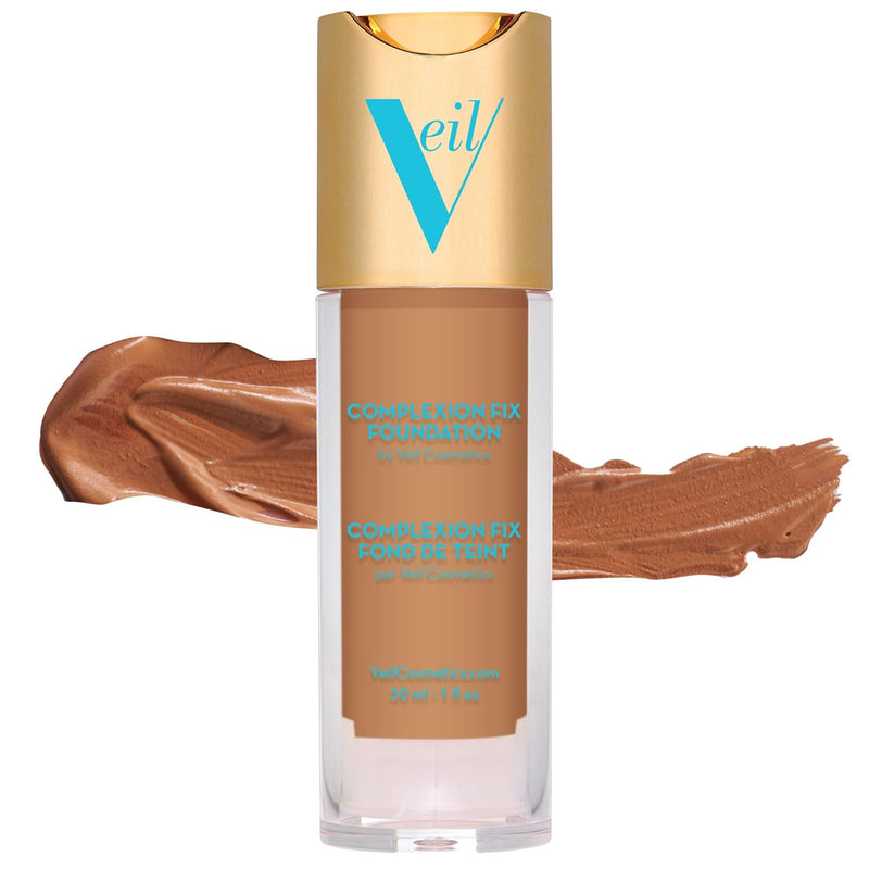 Veil Cosmetics Complexion Fix Liquid Foundation – Buildable Coverage – Water-Resistant, Hypoallergenic, Oil-Free, Cruelty-Free & Vegan – Lightweight & Brightening – Long Lasting (2N Light Neutral) Infinity Warehouse