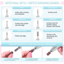 MelodySusie Portable 28000 RPM Electric Nail Drill with Bits, 56 Sanding Bands, Compact Nail Drill Machine for Acrylic Nails Professional Shaping, Gel Nails Manicure Pedicure Polishing, Upgrade MelodySusie