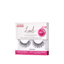 KISS Lash Couture LuXtensions Collection False Eyelashes, Flat Lash Technology, Super Slim Lash Band, Real Lash Extension Fibers, Reusable, Contact Lens Friendly Strip Lashes, Style Black Swan, 1 Pair KISS