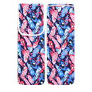 Bluecell Heat Resistant Neoprene Curling Iron Holder Cover Bag Flat Iron Curling Wand Travel Case Pouch 15 x 5 Inches (Colorful Feather Pattern) Bluecell World