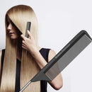 Professional 8.8 Inch Tail Comb - Black Carbon Fiber And Stainless Steel Pintail - Anti Static And Heat Resistant Teasing Comb - Lightweight Tail Comb For All Hair Types Bardeau Essentials