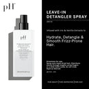 pH PURE HAIR Leave-In Detangler Spray – Curly Hair Detangler with Vanilla & Iris – Lightweight Curl Conditioner & Moisturizer for Shine, Frizz Control & Softness – Italian Luxury Hair Care - 8.45 Oz Infinity Warehouse