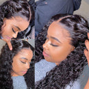FLYBAO Lace Front Wigs Human Hair Wigs For Black Women Brazilian Water Wave Lace Front Wigs with Baby Hair Pre Plucked Closure Wigs Human Hair FLYBAO