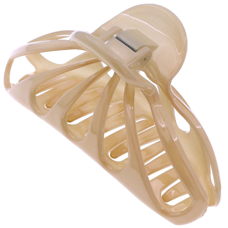Camila Paris CP3054 French Hair Clips for Women for Thick Volume Hair, Beige, Girls Hair Claw Clips Jaw Fashion Durable and Styling Hair Accessories for Women, Strong Hold No Slip Grip, Made in France Camila