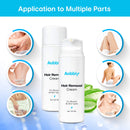 AOBBIY Hair Removal Cream for Women, Women's Depilatory Cream, Powerful, Effective 10 Minutes, No smell, Non-Irritating, Gently Remove Anywhere Unwanted Hair, For All Skin Type, 100ML AOBBIY