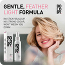 Hair Fibers (BLACK) + Thickening Spray: Boldify Total Texture Bundle: Volume, Root Lift, Texture, Fibers 100% Undetectable & Natural, For Men & Women Boldify