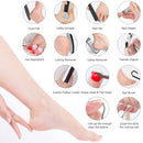 Pedicure Tools Foot File Callus Remover for Feet, Tufusiur 20 in 1 Pedicure Kit Professional Stainless Steel Foot Scrubber Rasp Scraper Supplies for Dead Skin Gifts for Men Women Home Salon Tufusiur