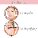 Birthday Gifts for Women - Not a Day Over Fabulous Gifts for Women Rose Gold Mirror I Birthday Gift Ideas for Her, Mom, Daughter, Sister, Aunt Co-Worker, Grandma or Friends Female CV CHARVORIA