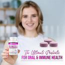 Probiotics L. Salivarius 24 Billion CFU – Supports Oral, Digestive & Immune Health – Chewable Tablets for Better Gut Health, Bacterial Balance, Non-GMO, Gluten Free, Vegan – 30 Count Infinity Warehouse