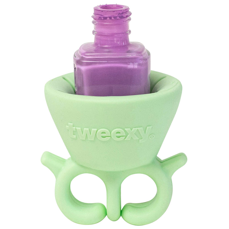 tweexy Wearable Nail Polish Holder Ring, Fingernail Polishing Tool, Manicure and Pedicure Accessories (Retro) tweexy