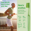 TEPE Good, Soft Toothbrush, Natural Toothbrush, Eco Toothbrush with Soft Bristles for Adults and Teens, Compact, 1 Pack TEPE