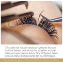BEYELIAN Individual Volume Eyelash Extensions 0.03mm XD Black Mega Fullness Lashes Extension Semi Permanent Mink Lash Supply D Curl 9mm BEYELIAN
