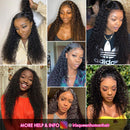 Iris Queen Curly Human Hair Wigs for Black Women 4x4 Lace Front Wigs Brazilian Human Hair Wig with Baby Hair Pre Plucked 150% Density Bleached Knots(18inch Curly) Iris Queen