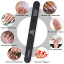 Makartt Nail File 100 180 Grit Emery Boards for Nails 10pcs Nail Files Professional Washable Doubled Sides Nail File Kit for Manicure Pedicure Natural Acrylic Nails Coarse Nail File for DIY Salon Use Makartt
