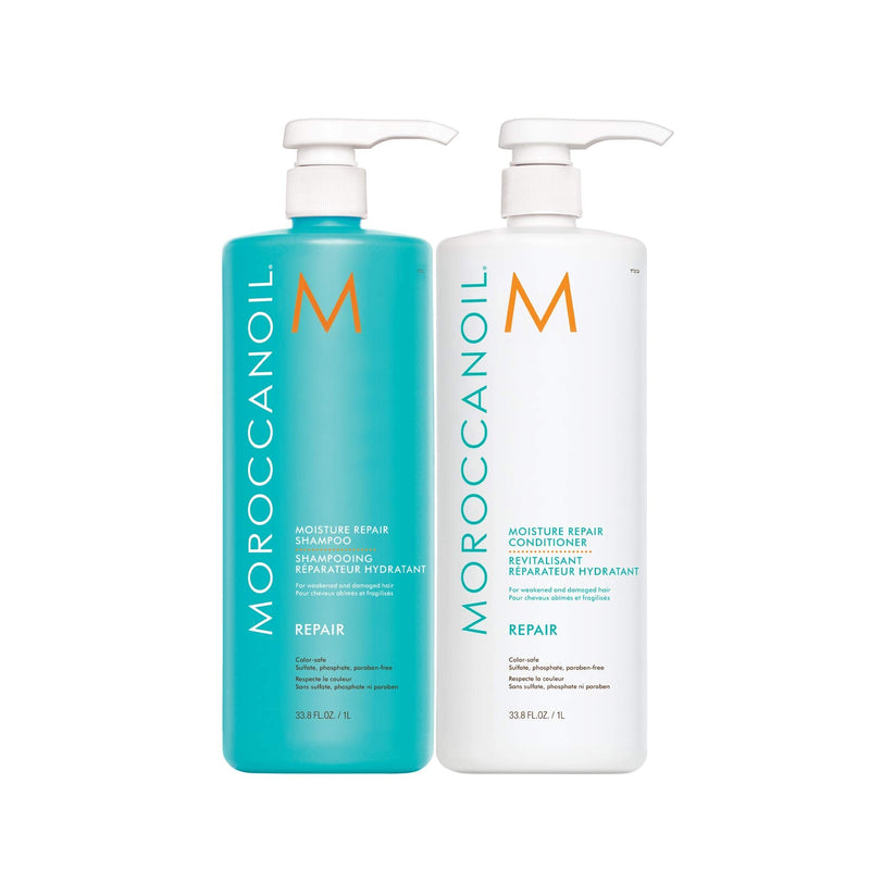 Moroccanoil Moisture Repair Shampoo and Conditioner martinandmark.com