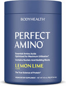 BodyHealth PerfectAmino Powder - BCAA and EAA Powder for Pre and Post Workout - Amino Acid Energy Drink for Men and Women to Support Lean Muscle and Recovery - Strawberry - 30 Servings Infinity Warehouse