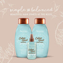 Aveeno Cotton Blend Sulfate-Free Shampoo for Light Moisture & Soothed Scalp with Aveeno Cotton Blend SulfateFree Conditioner with for Light Moisture Soothed Scalp Aveeno