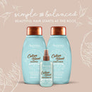 Aveeno Cotton Blend Sulfate-Free Shampoo for Light Moisture & Soothed Scalp with Aveeno Cotton Blend SulfateFree Conditioner with for Light Moisture Soothed Scalp Aveeno