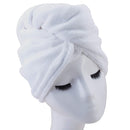 Polyte Microfiber Hair Turban Wrap Drying Towel, 4 Pack (12x28 in, Dark Gray, Gray, Pink, White) Polyte Store