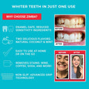 Zimba Teeth Whitening Strips, 28 Non-Sensitive White Strips Teeth Whitener for Tooth Whitening, Help Remove Smoking Coffee Soda Wine Stain, 28 Strips (14 Stain Removal Treatments) (Peppermint, 1 Pack) Zimba