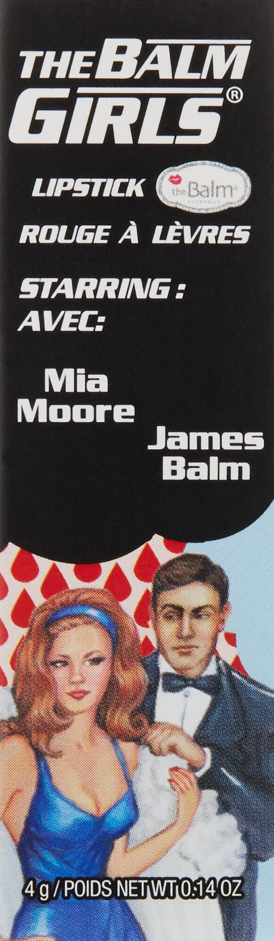 theBalm Girls Lipstick, Mia Moore, Vanilla-Mint, 0.14 oz. theBalm