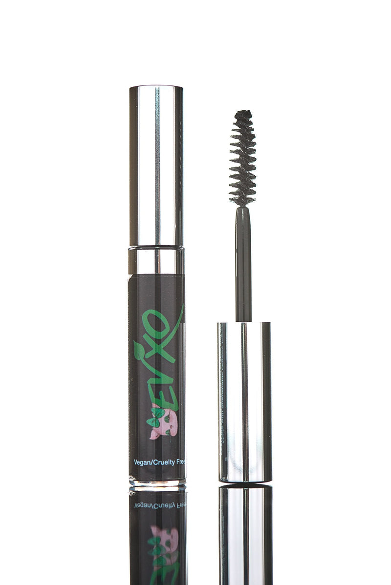 Mineral Mascara by EVXO - All Natural, Organic Ingredients, Hypoallergenic, Vegan, Cruelty Free, Gluten Free (Black) EVXO