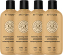 Attitude Natural 2 in 1 Nourishing Shampoo & Conditioner for Cat & Dog, Vegan and Cruelty-Free, Lavender & Argan Oil, 16 Fl Oz (Pack of 4) Infinity Warehouse