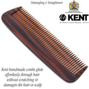 Kent 12T All Coarse Hair Detangling Comb Wide Teeth Pocket Comb for Thick Curly Wavy Hair. Hair Detangler Comb for Grooming Styling Hair, Beard and Mustache. Saw-Cut Hand Polished. Handmade in England KENT