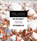 Palladio Beauty Brow Definer Pencil, Black Brown, Ultra Precise Twist-Up Eye Brow Pencil with Long-Staying Power, Spooley Brush Blends Color for Natural Finish, No Eyebrow Pencil Sharpener Required Palladio