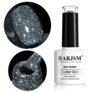 Glitter Gel Nail Polish, Gold Diamond Gelpolish Spark Shiny Nail Art Soak Off U V L E D Lacquer Gel Nail Starter Manicure Salon DIY at Home RAR82 Infinity Warehouse