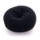 Beaute Galleria Hair Donut Bun Maker Ring Style Mesh Chignon Ballet Sock Bun (X-Large, Black) Beaute Galleria Store