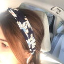 DRESHOW 10 Pack Boho Headbands for Women Vintage Cross Elastic Head Wrap Hair Accessories DRESHOW