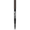 Maybelline TattooStudio Waterproof Eyebrow Pencil, Sharpenable, Longwear, Long Lasting Eyebrow Pencil, Defined Brows, Pigment Brow Pencil, Up to 36HR, Spoolie Eyebrow Brush, Black Brown, 0.026 oz. Maybelline New York