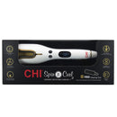 CHI Spin N Curl 1" Ceramic Rotating Curler In White, 1 Pound. Ideal for Shoulder-Length Hair between 6-16” inches. CHI