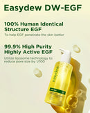 EASYDEW DW-EGF Multi Vita Ampoule Cleanser – Hypoallergenic Face Wash for Sensitive Skin with High-Concentration EGF Peptide, Multi-Vitamins and Hyaluronic Acid - Ampoule to Bubble Foam, 6.76 fl.oz. Infinity Warehouse