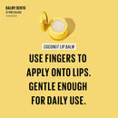 Kaja Lip Balm & Scrub - Balmy Bento | Clear Finish, Moisturize, Exfoliate, Smoothes Lips, Compact Travel Size, Piña Colada, 0.4 Oz Kaja