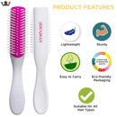 Denman Hair Brush for Curly Hair (Cherry Blossom) 5 Row Classic Styling Brush for Detangling, Separating, Shaping and Defining Curls. Best for Styling Naturally Curly Hair and Creating Ringlets Denman