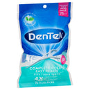 DenTek Complete Clean Easy Reach Floss Picks, No Break & No Shred Floss, 75 Count DenTek