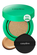 Easydew Mela B Toning Ampoule Cushion - 2-in-1 Korean Skin Care & Face Beauty Makeup - Age-Defying Full Coverage Cushion Foundation with Niacinamide & Hyaluron-Vital C 0.45 oz (