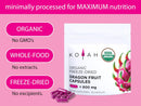 Organic Dragon Fruit Capsules, Freeze-Dried: 60 Capsules Infinity Warehouse