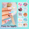 Beetles Poly Nail Gel Charms kit Acrylic Bear, 3D Butterfly Nail Charms, Rhinestone Glue Gel Colorful 3D Cute Resin Charm for Nail Art Designs 2021 Nail DIY Crafting Accessories beetles Gel Polish
